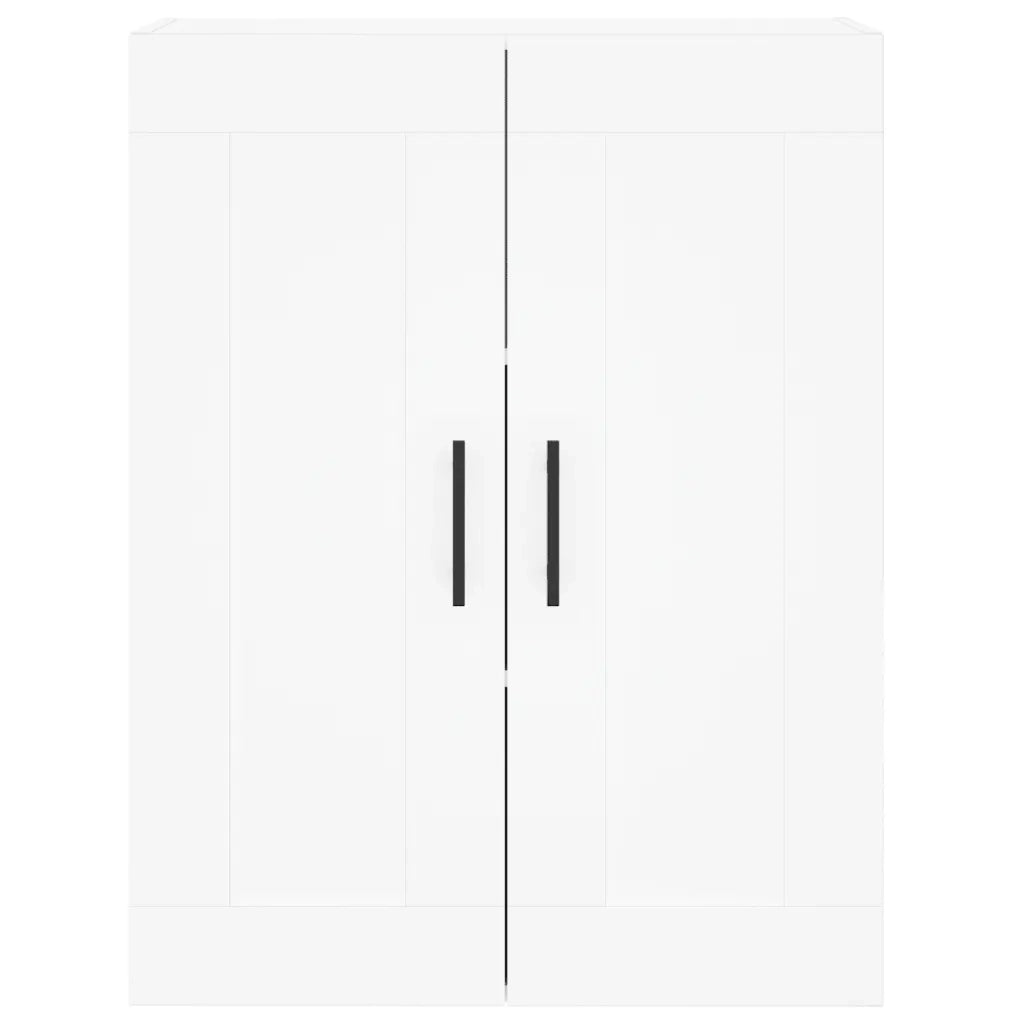 Credenza | Madia | Buffet da pranzo | Armadio da pranzo Bianca 69,5x34x180 cm in Legno Multistrato