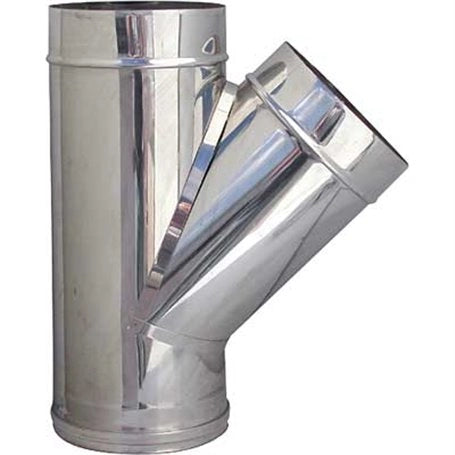RACCORDO BRAGA A 135  ° PER CANNE FUMARIE  EE ? 110 mm