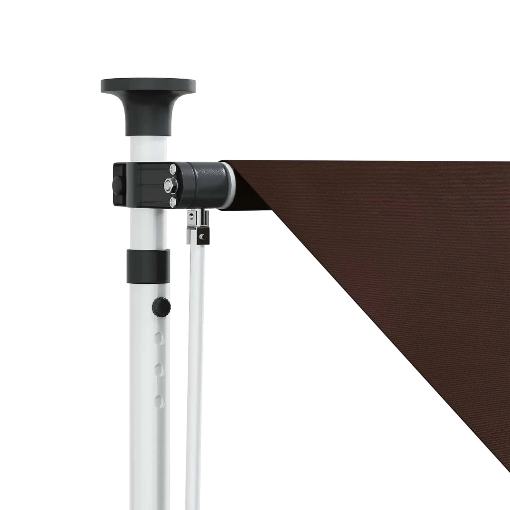 Tenda da Sole | Tenda retrattile manuale Marrone 250 cm