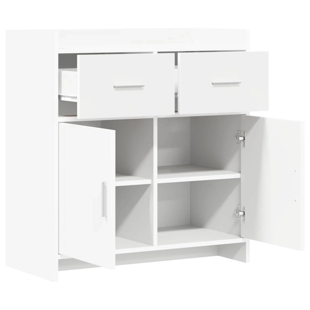 Credenza Bianco 75 x 36 x 80 cm Legno ingegnerizzato 8011115