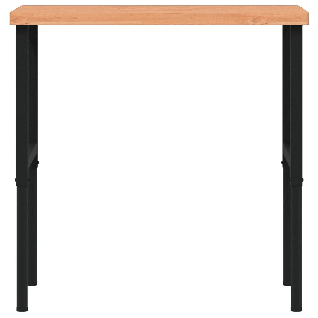 Banco Lavoro 100x60x(73-99,5) cm Legno di Faggio Rettangolare 3309685