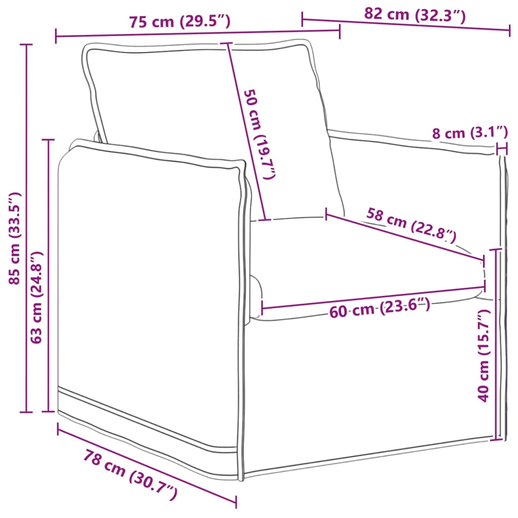 Set di divani 2 pcs Tortora 136 x 82 x 85 cm Tessuto 3407527