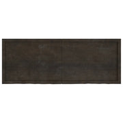 Piano Tavolo | Superficie Tavolo | Piano Scrivania Marrone 160x60x(2-4) cm Rovere Massello Trattato