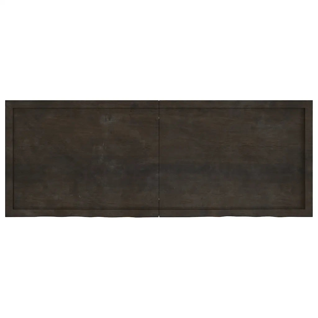 Piano Tavolo | Superficie Tavolo | Piano Scrivania Marrone 160x60x(2-4) cm Rovere Massello Trattato