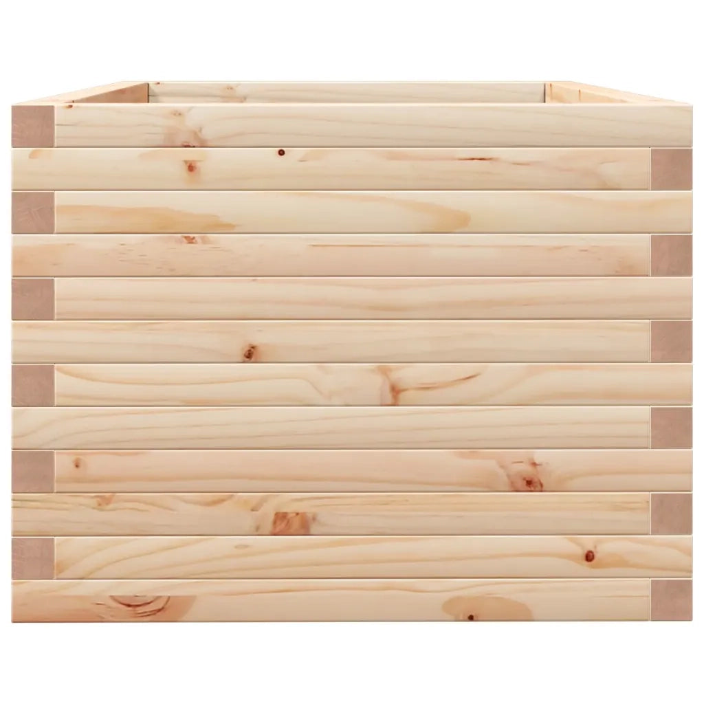 Fioriera | Cassetta per fiori | Vaso da Giardino 90x60x45,5 cm in Legno Massello di Pino