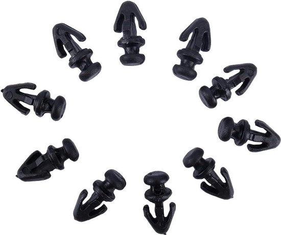 30 pezzi di pacchettazione di dorpel clip di chiusura a doppia "H" per auto