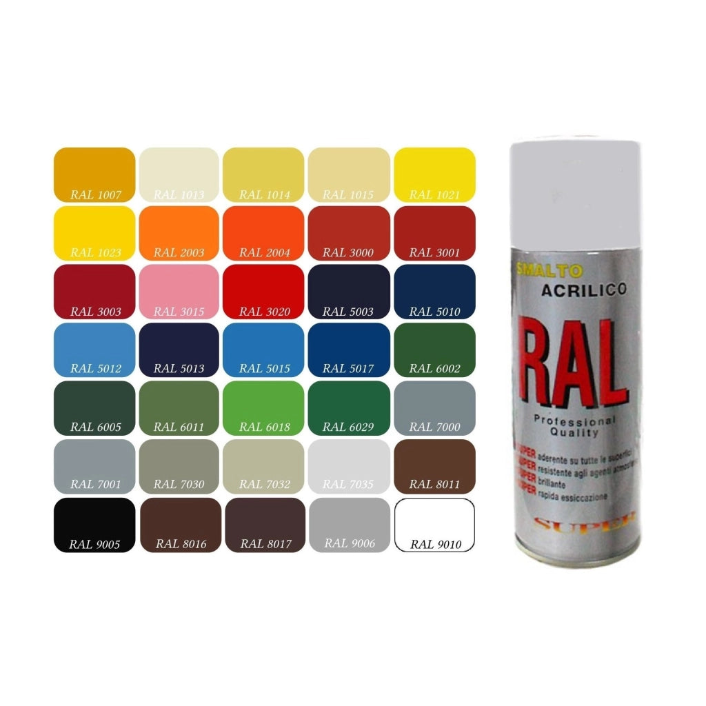 Vernice spray acrilica Cilvani smalto colore ral rapida essiccazione bomboletta RAL 7016 GRIGIO ANTRACITE