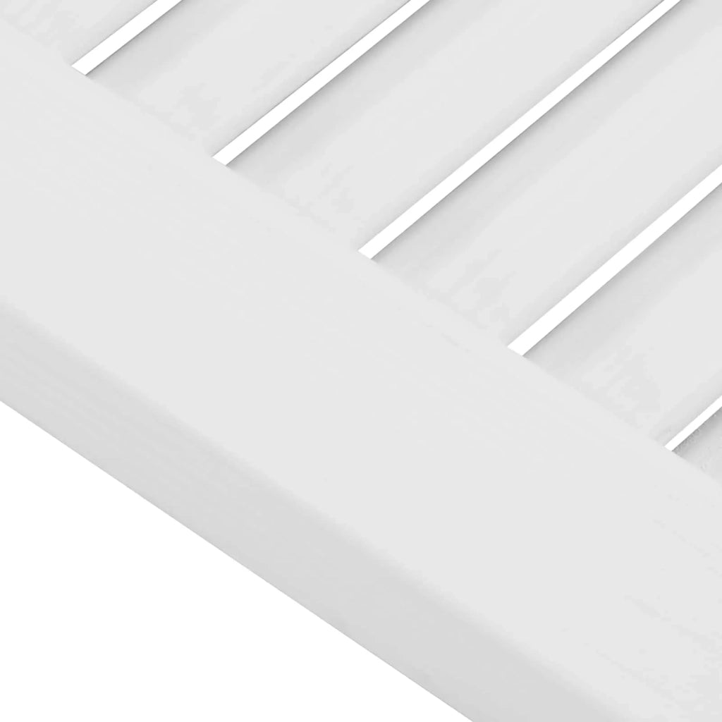 Porte Swing Bianco 90 x 40 cm Legno Massello di Pino 42047175