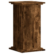 Supporto per piante | Sostegno per piante Rovere Fumo 33x33x60 cm Legno Multistrato