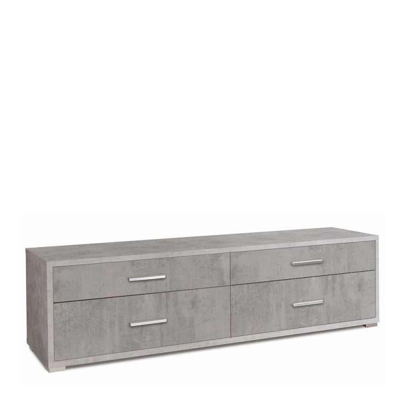 Mobile 4 Cassetti Kit Cemento cm 179x47x50h - Sarmog