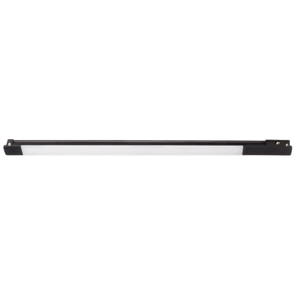 Lampada lineare su binario 1 fase nera 12W 3000K Maxlight