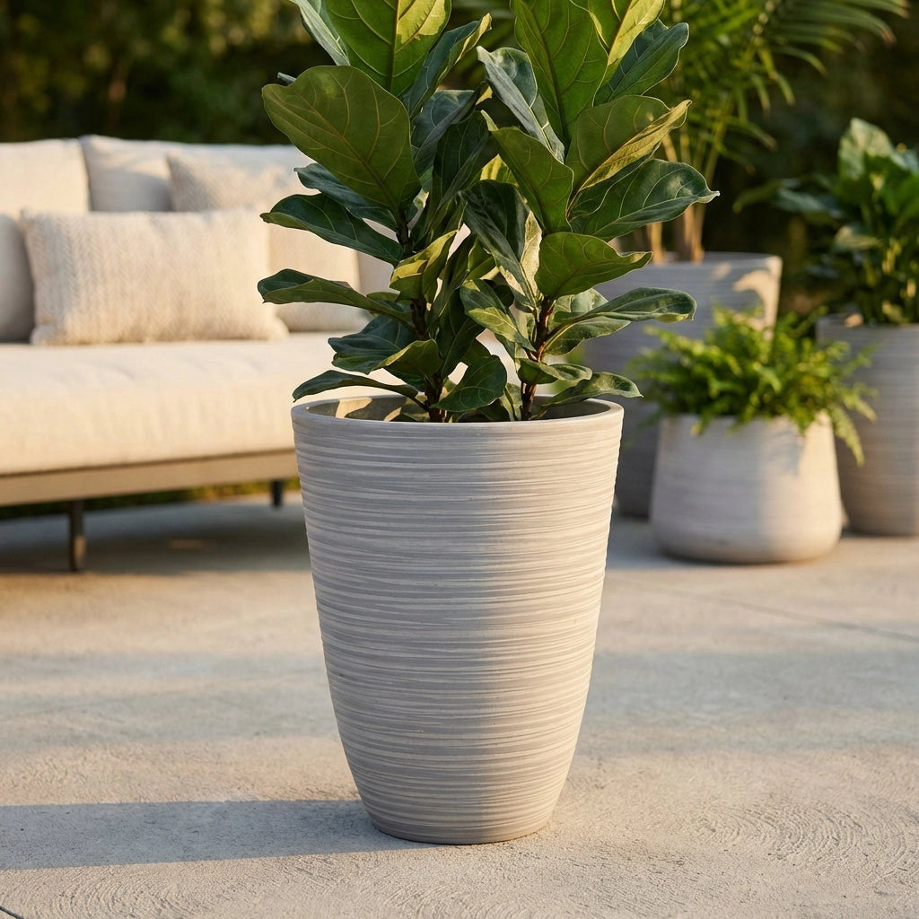 Vaso grande in Fibra sintetica cm 39x39x46 - HAMILTON
