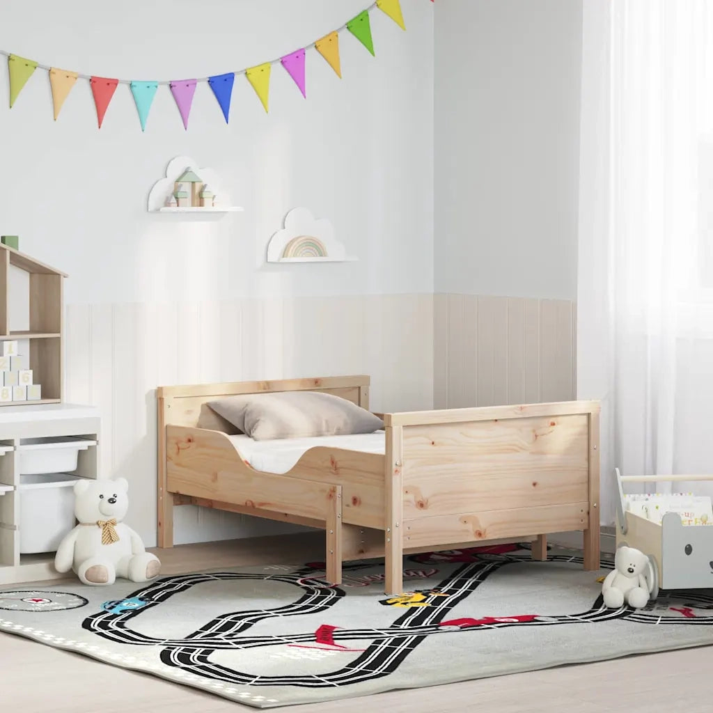 Struttura letto con materasso estensibile-Giroletto Marrone 80 x 200 cm 100685