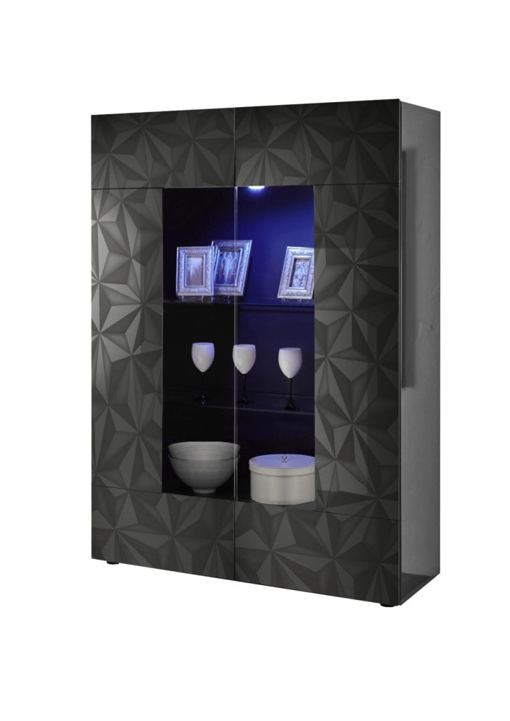 Credenza/Vetrina MOSCA antracite