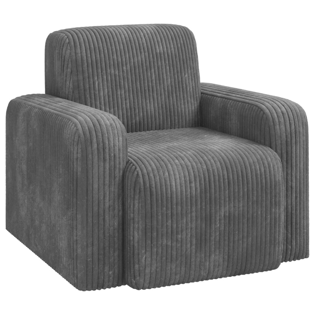 Poltrona Grigio Chiaro corduroy 42042440