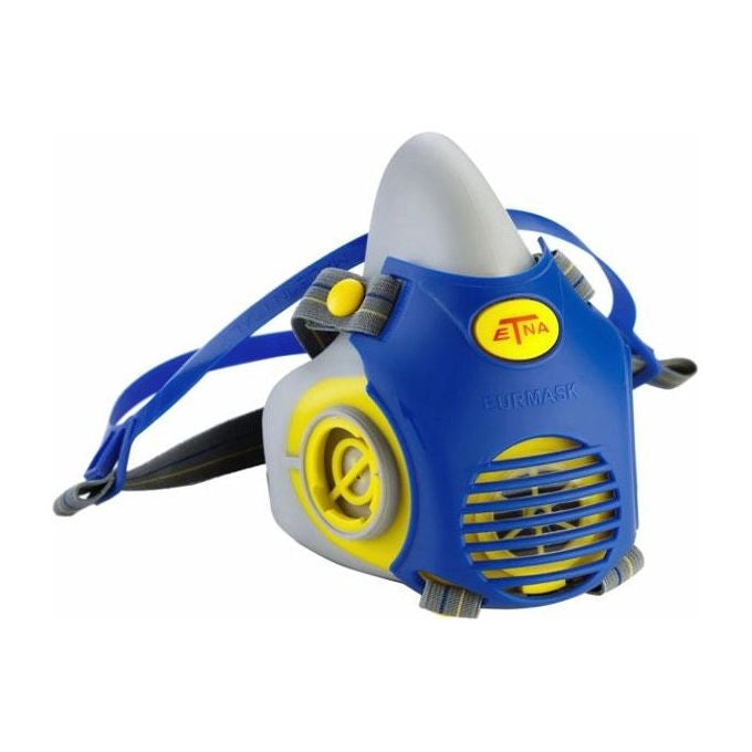 Milla 2000V Vulcano Semimaschera Respiratoria Bifiltro Attacco Baionetta Valvola Silicone EN 140 Riutilizzabile