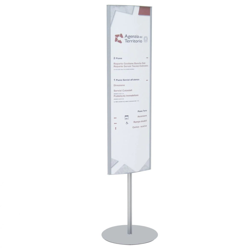 Mini Totem bifacciale 30 x 100 verticale inclusa STAMPA