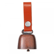 Solidchoice - Accessorio per Animali - Bronzo - Attivatore di Rumore - Cinturino in Pelle con Chiusura a Nodo - Collare per Cani - Suono di Seguito