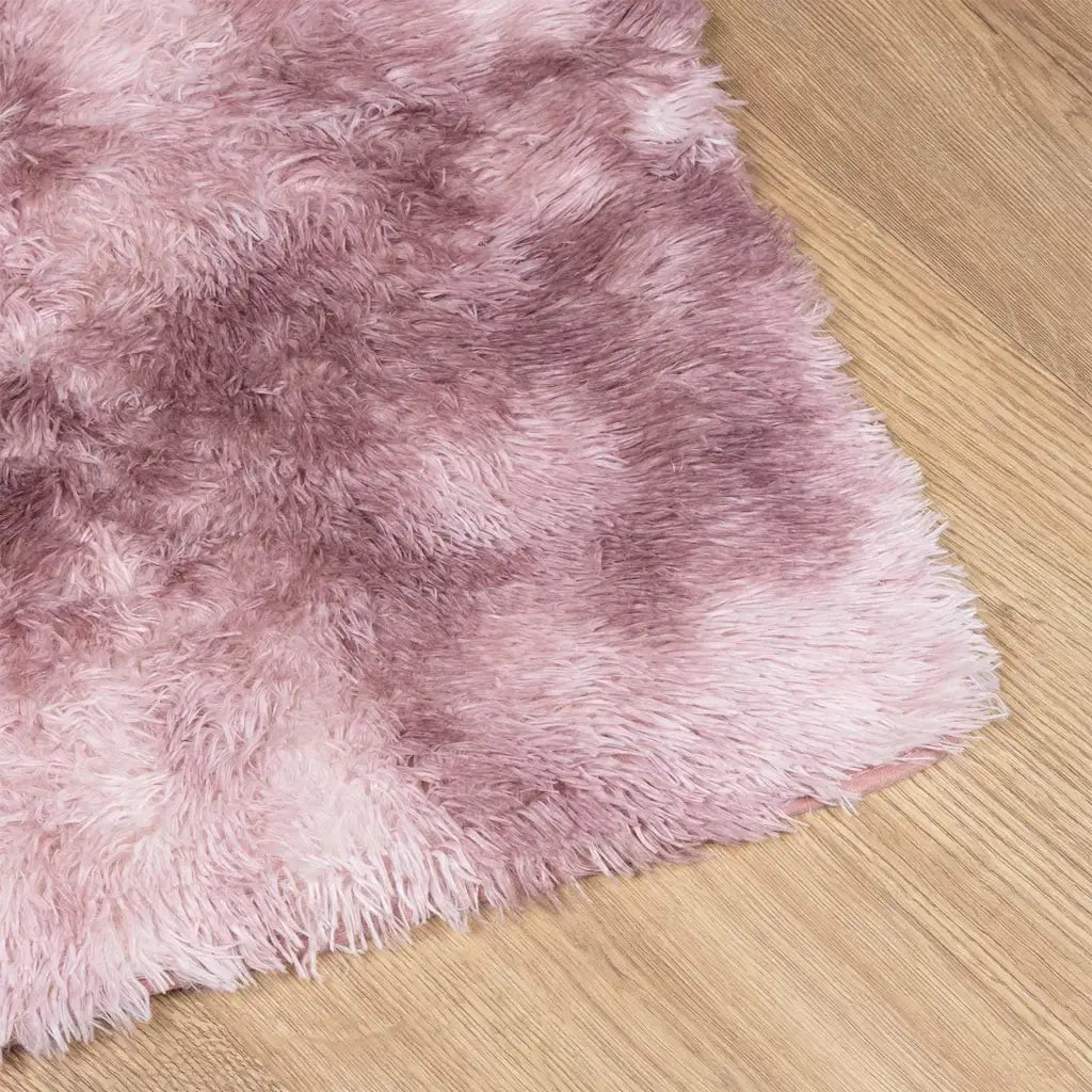 Tappeto Shaggy a Pelo Lungo NAVARRA Rosa Antico 130x200cm 4102833