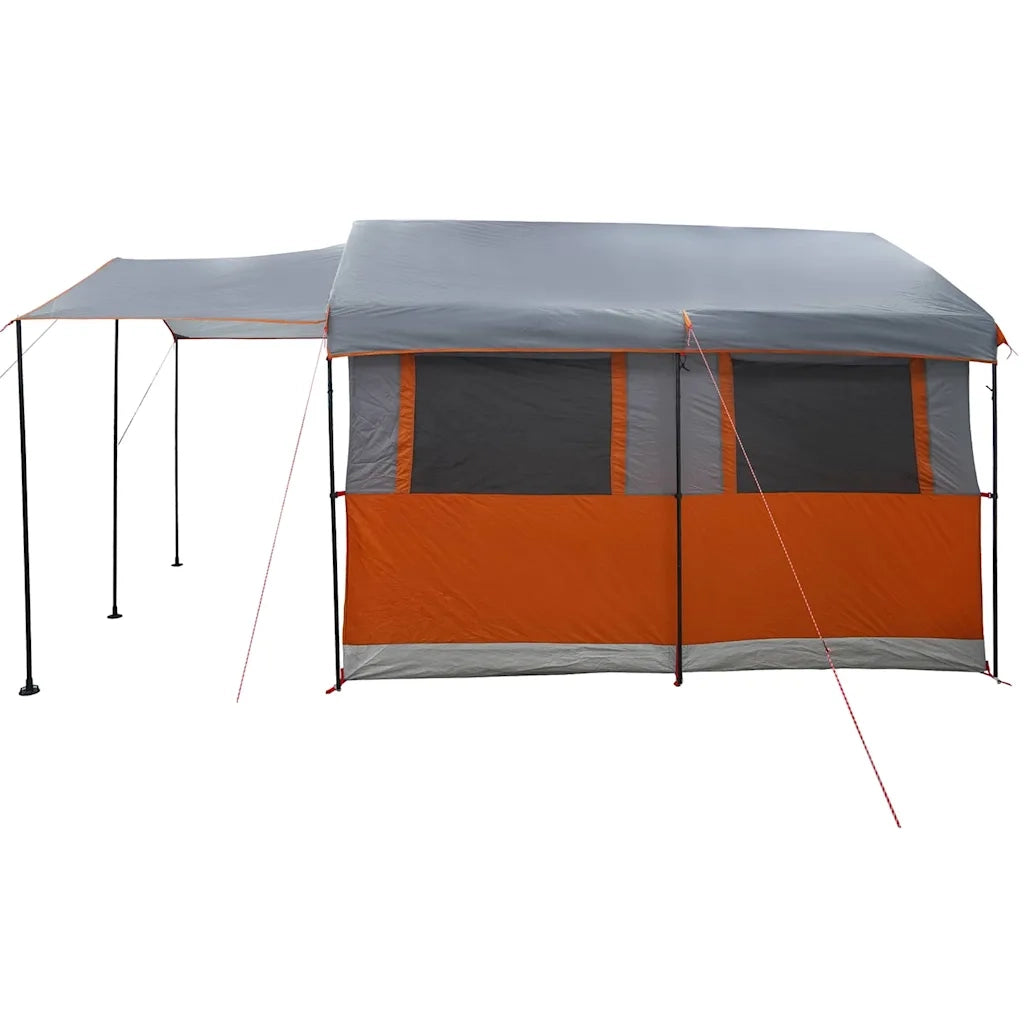 Tenda familiare per 4 persone 4 persona Grigio e arancione 42004085