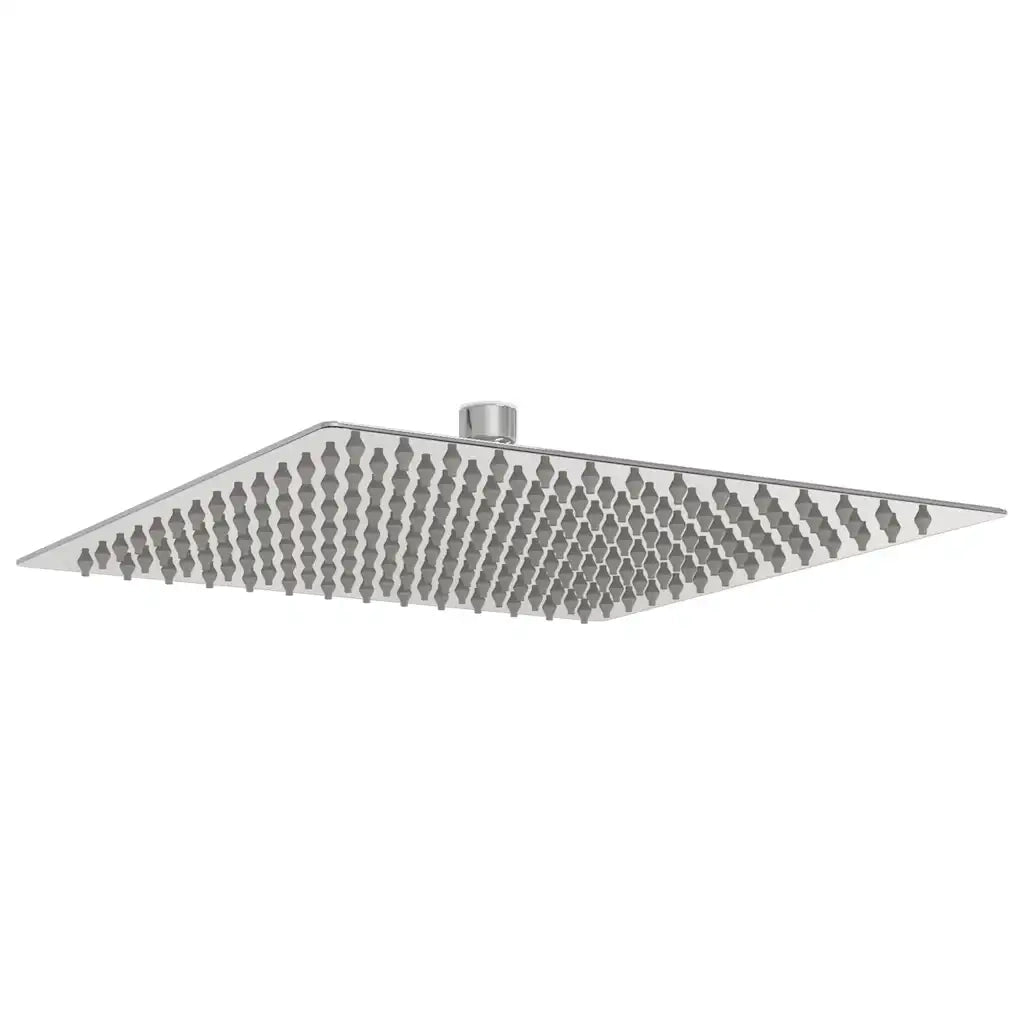 Testa Doccia a Pioggia in Acciaio Inox 304 25x25 cm Quadrata 4103913