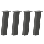 Gambe per tavolino 4 pz Antracite 42 cm Acciaio 4012502