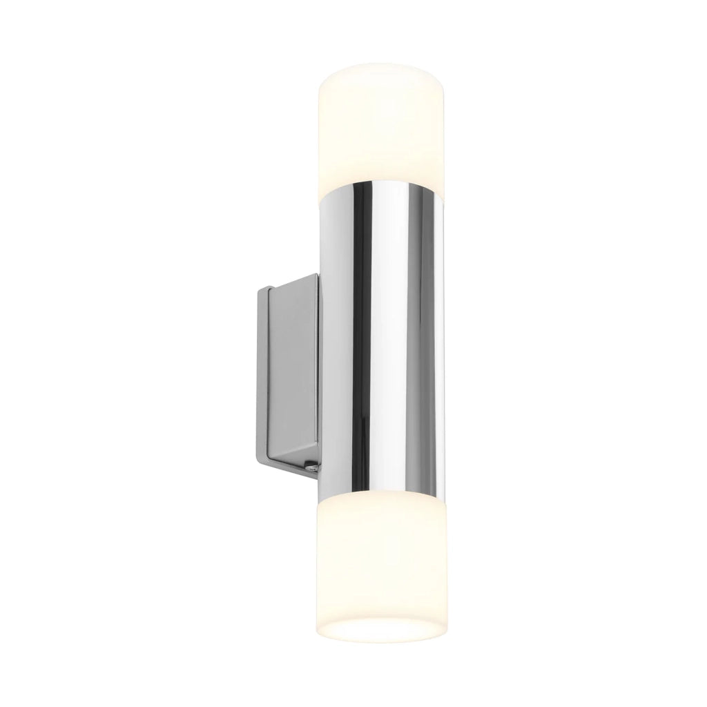 Applique Moderna Sujos Metallo Cromo 2 Luci Gu10 3000K