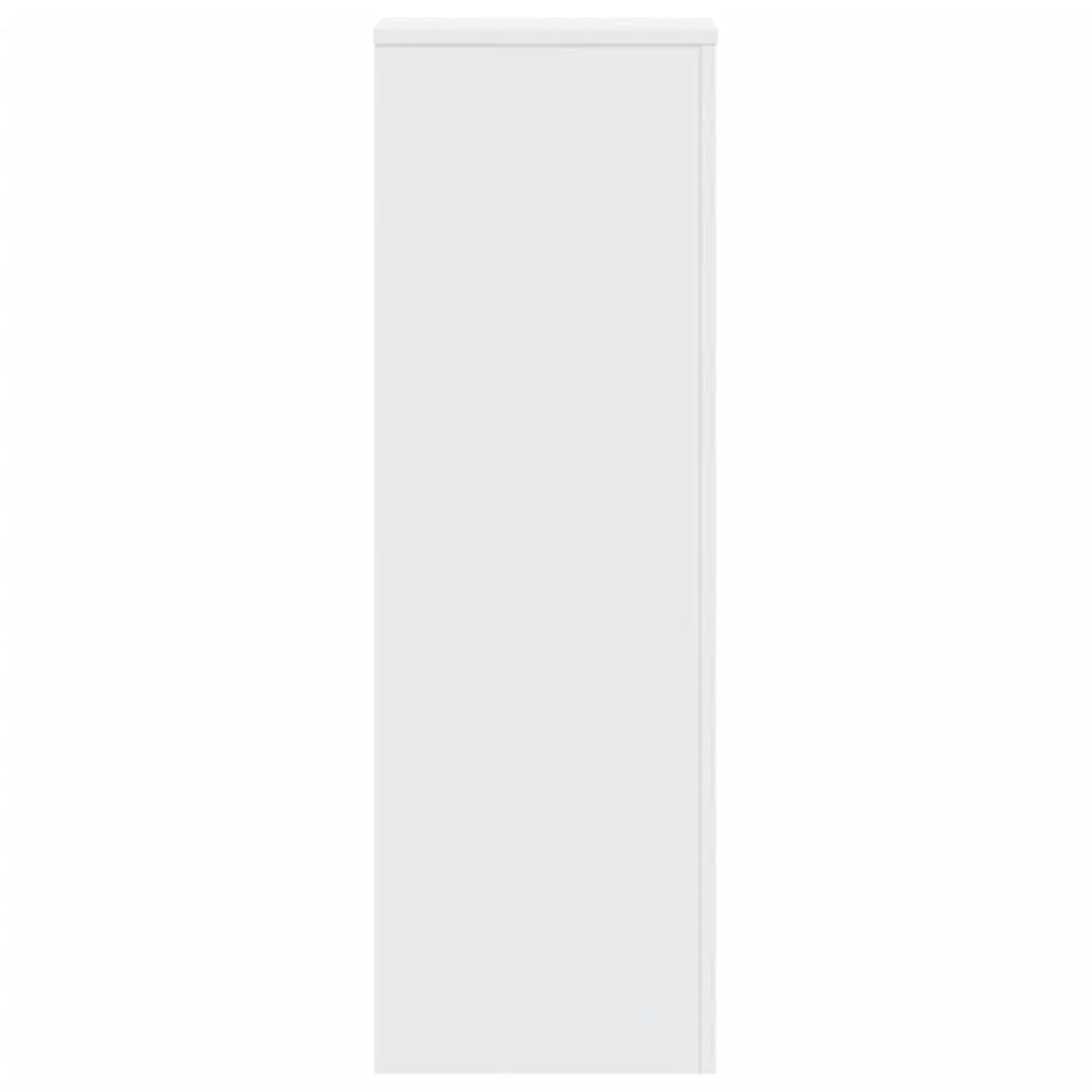 Portavasi mobili per fiori set da 2 33 x 33 x 100 cm legno ingegnerizzato bianco 02_0045286