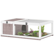 Casetta per Tartarughe in Legno ¨C zephmum ¨C 91x60.5x32 cm, Marrone
