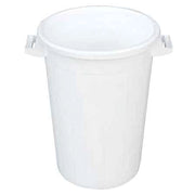 BIDONE PER RIFIUTI BIANCO 100 lt - Ø 47x66h