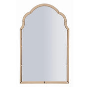 Specchio con Cornice Classico 6, Rosa, MDF, 100x62x1 cm