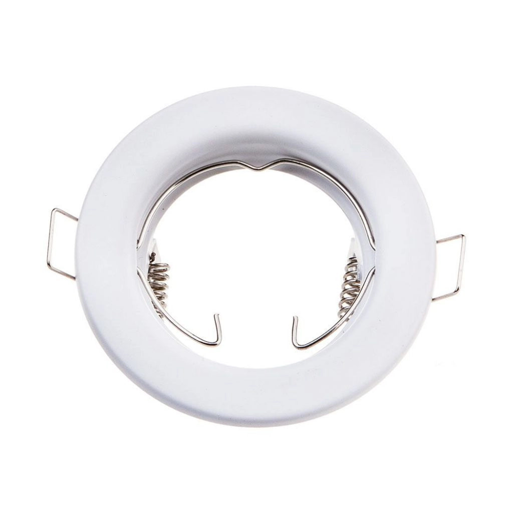 GU10 Round Spotlight Filat White 2 Pcs/Box
