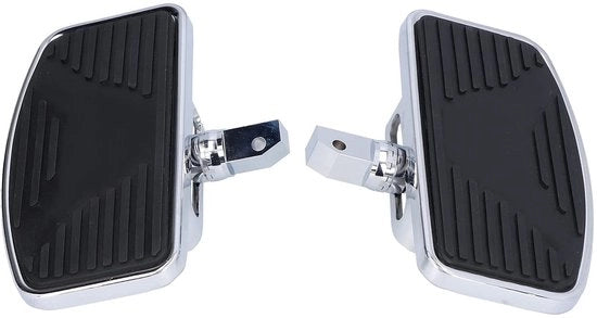 Piatto di sella regolabile - Piatto di sella per motocicletta - Supporto per pedali largo - Acciaio/silicio resistenti all'usura - Installazione semplice - Guida confortevole