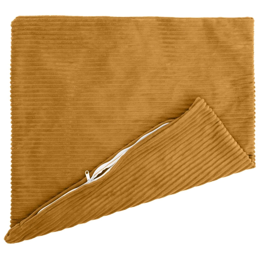 Federa 6 pcs HEERLEN Giallo 60 x 60 cm corduroy 912624