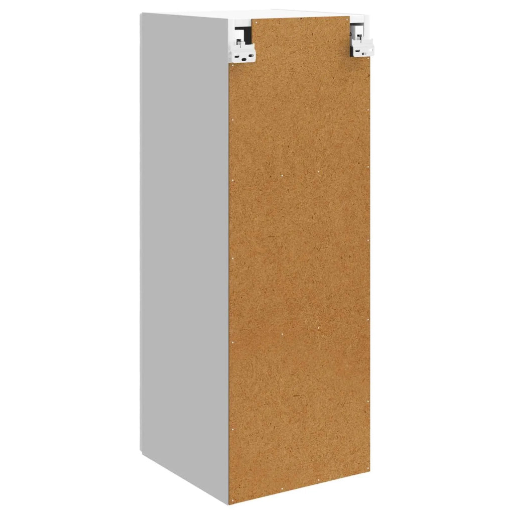 Mobiletto a muro Bianco Lucido 33 x 34,5 x 90 cm 898759