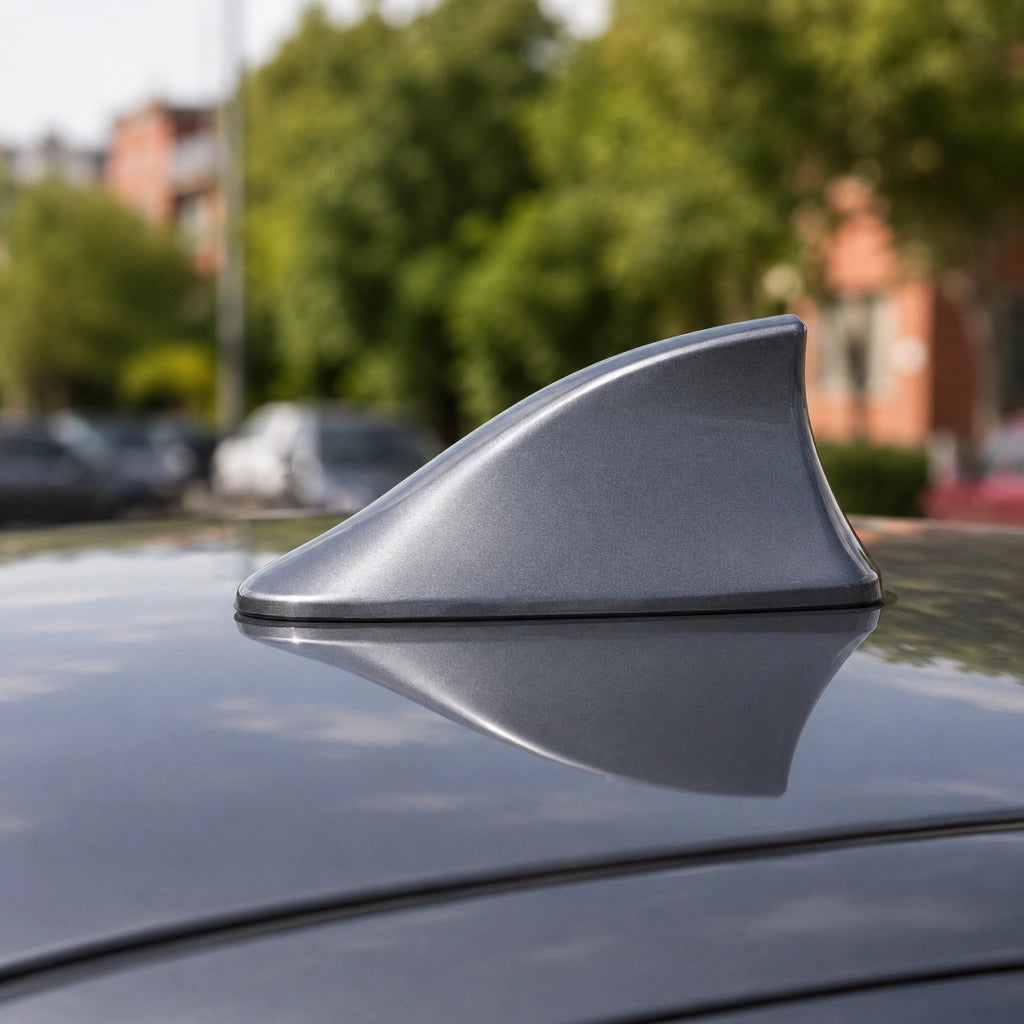 Antenna a Pinna Di Squalo Auto FM AM Disponibile in Colore Nero e Grigio | 13019 Grigio