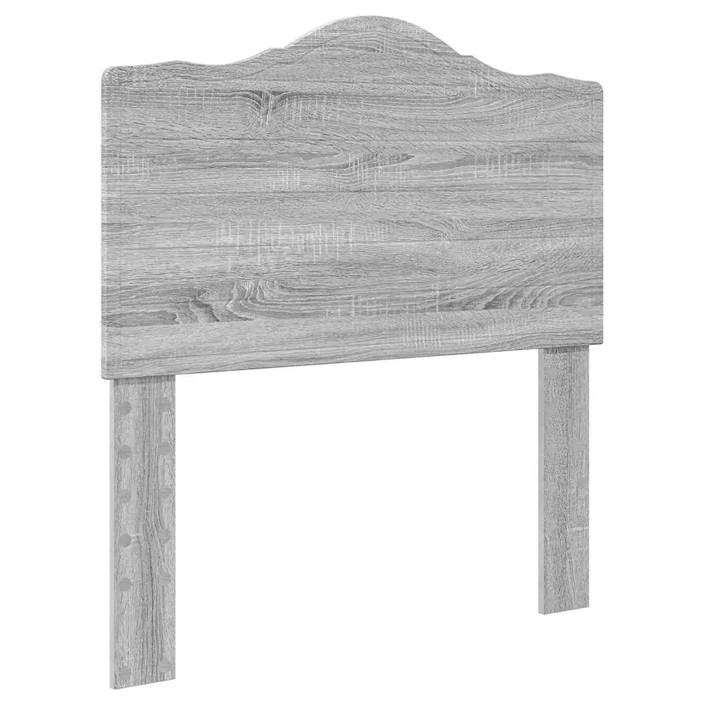 Testiera-Testata-Testiera Decorativa Grigio Sonoma 80 cm Legno multistrato 972448