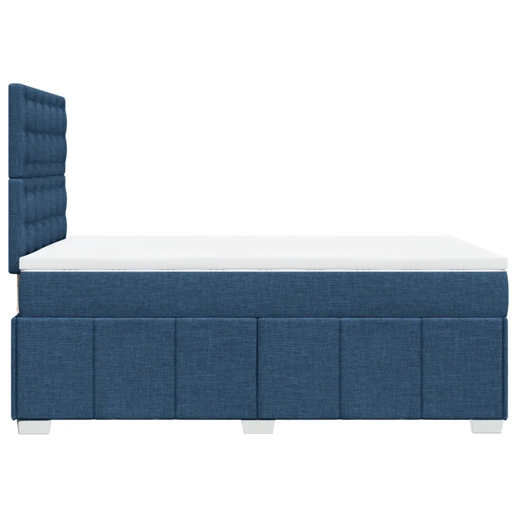 Giroletto a Molle con Materasso Blu 120x190 cm in Tessuto 3293927