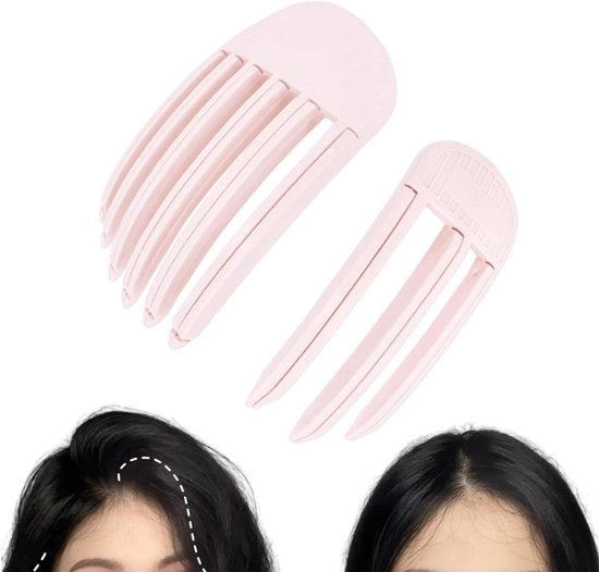 Clip per Radici Capelli con Volume Set di 2 - Rosa