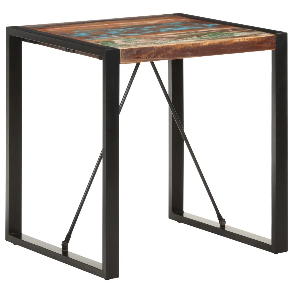 Tavolo da Pranzo | Tavolo da cucina 70x70x75 cm in Legno Massello di Recupero