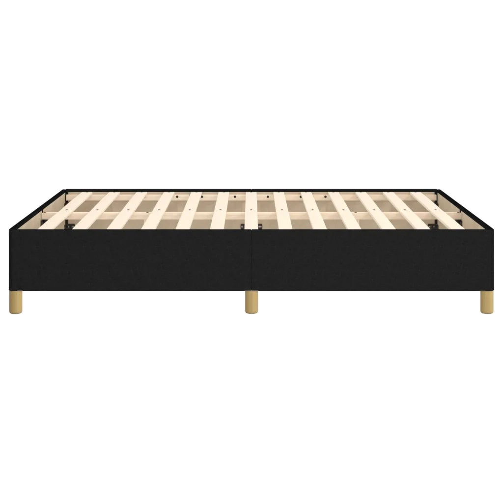 Giroletto senza Materasso-Struttura Letto Nero 140x190 cm in Tessuto 776777