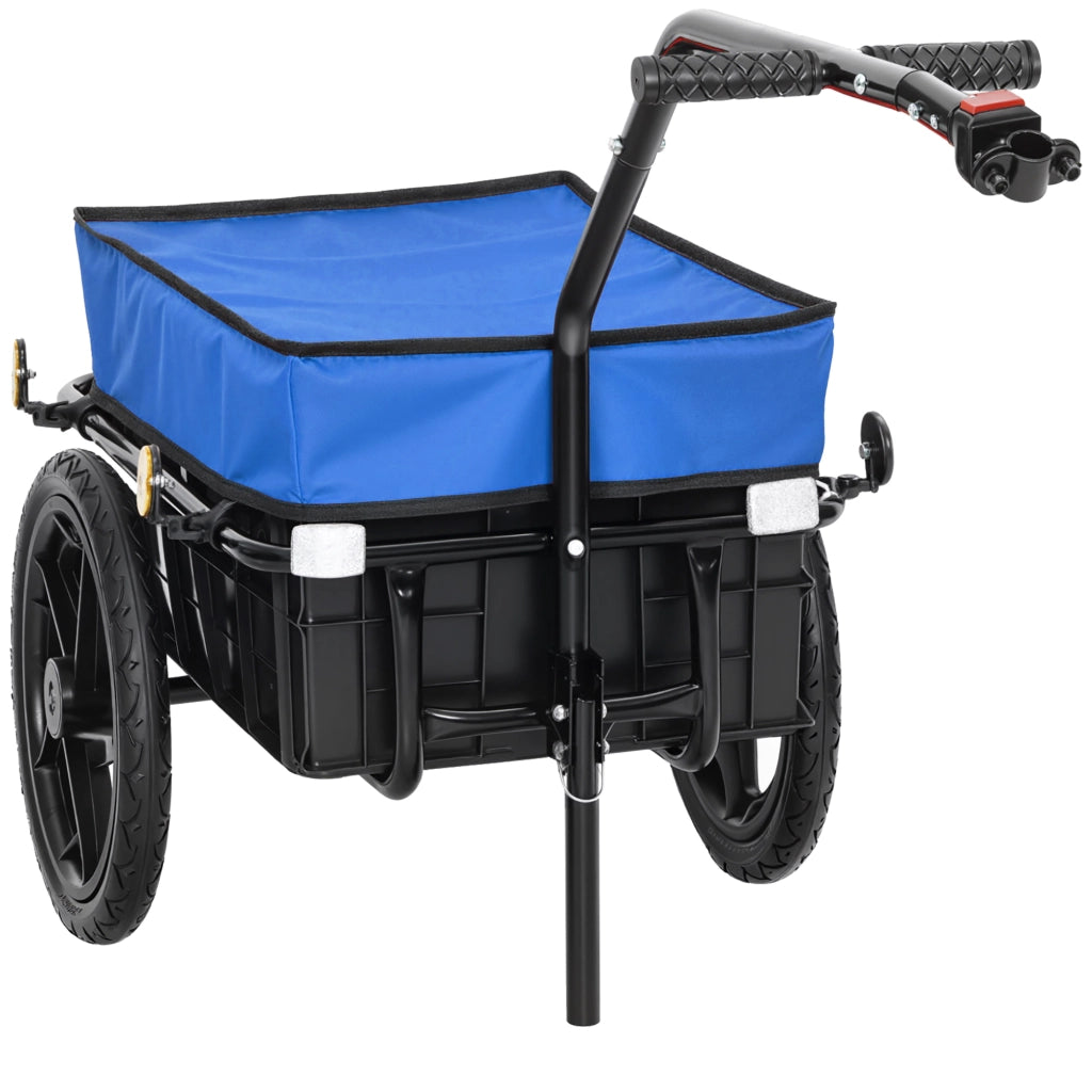 Rimorchio per Bicicletta ¨C Minimal ¨C Blu 144x59x80 cm