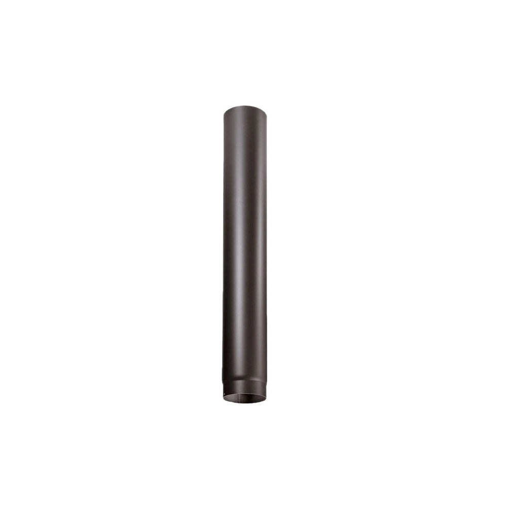 Tubo nero diametro 15cm lunghezza 100cm per stufa a legna in acciaio al carbonio