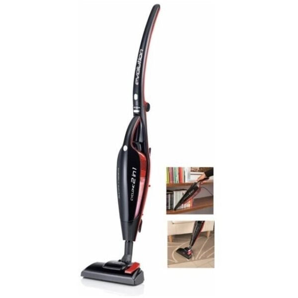 Ariete 2764 evo 2 in 1 - scopa elettrica con filo - aspirapolvere e aspirabriciole - tecnologia ciclonica senza sacco - filtro hepa - 0,8 litri - ARI2764