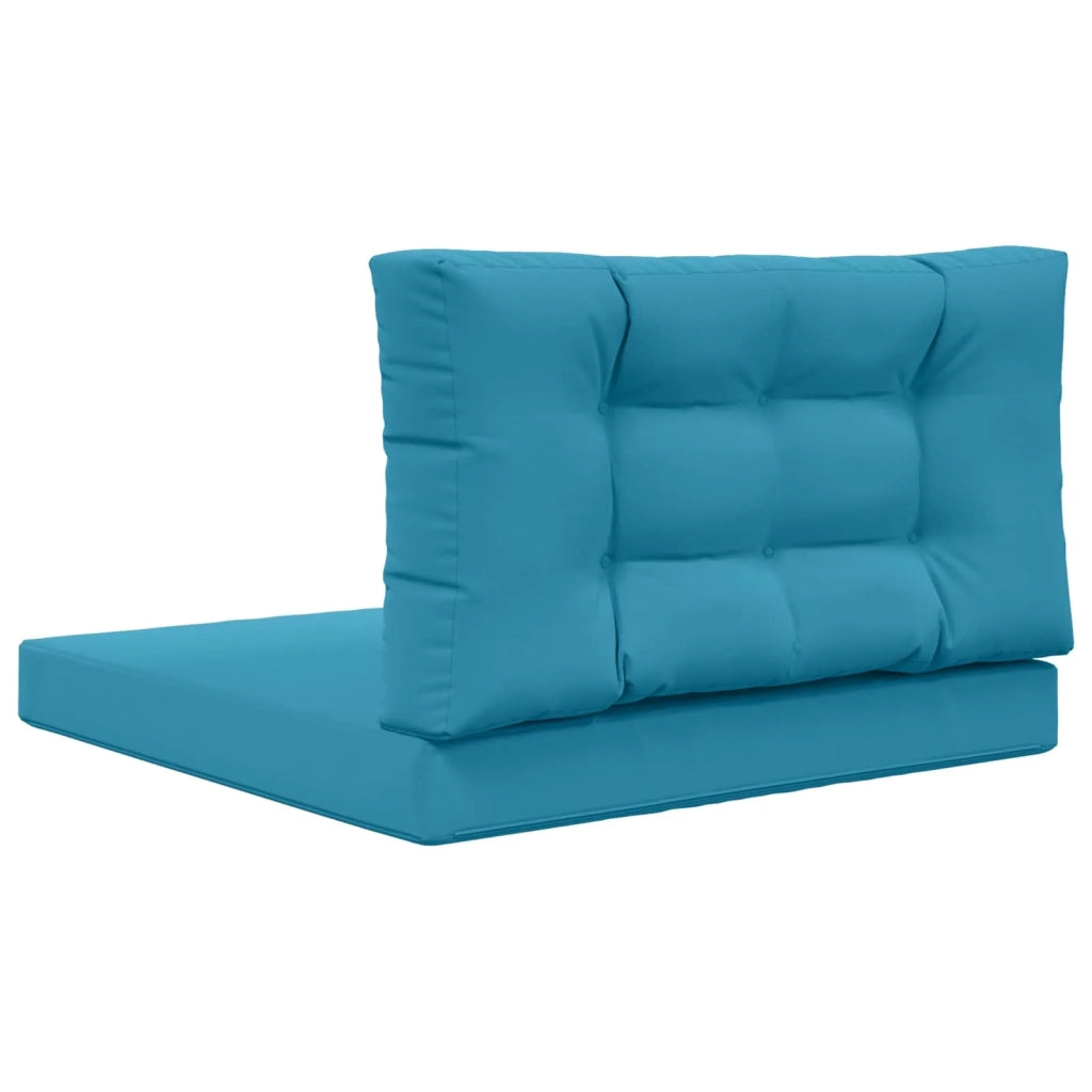 Cuscino per divano da esterno 2 pcs Blu Reale Poliestere 900856