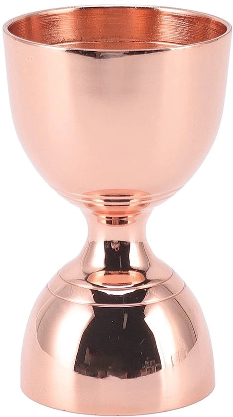 Misuratore di Alcol Cocktail a Doppia Misura 30/60 ml - Cocktail Jigger - Acciaio Inossidabile - Apertura Larga - Strumento di Misura per Alcol - Leggero 105g - Cocktail Measure Cup