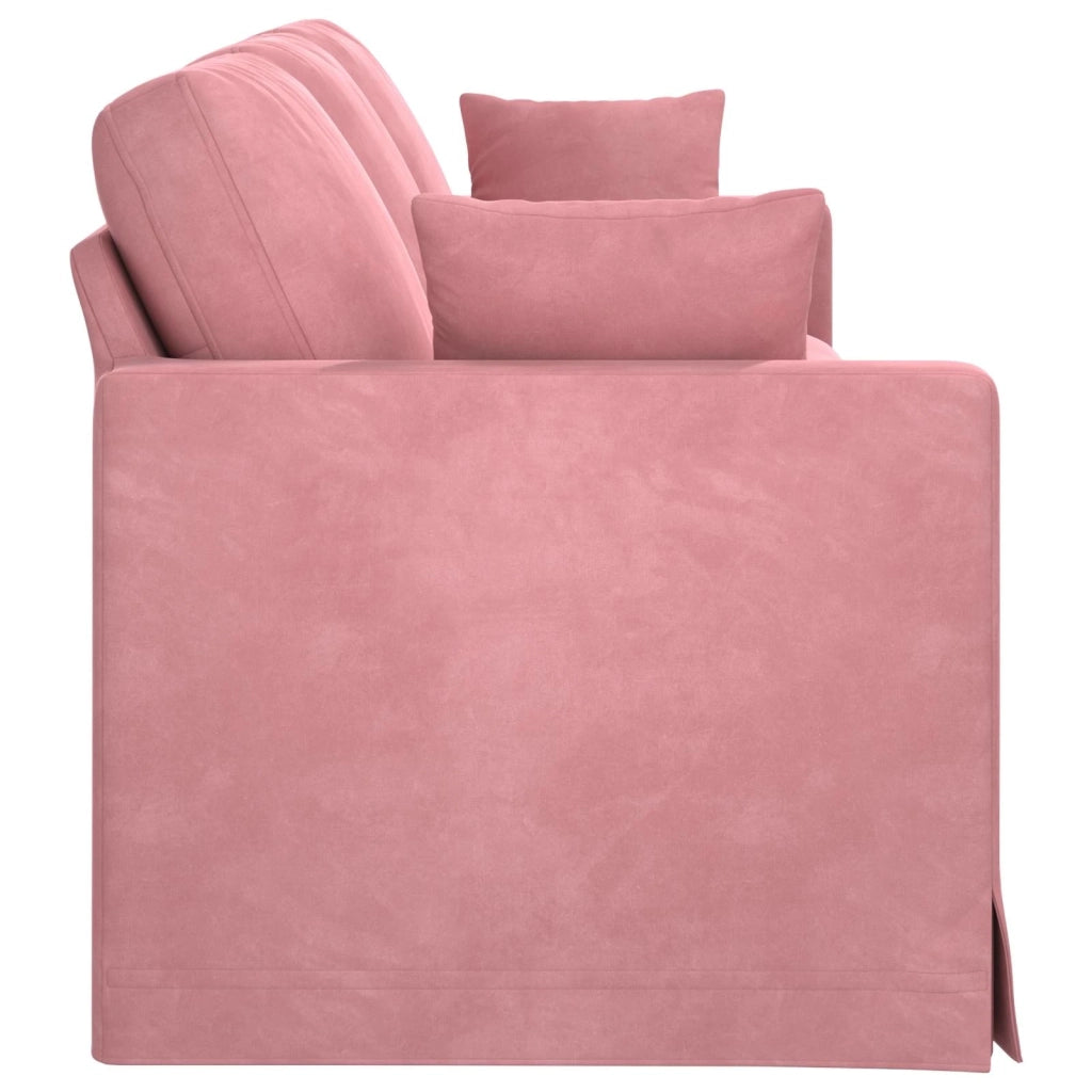 Divano Rosa 228 x 78 x 80 cm Velluto 42024444