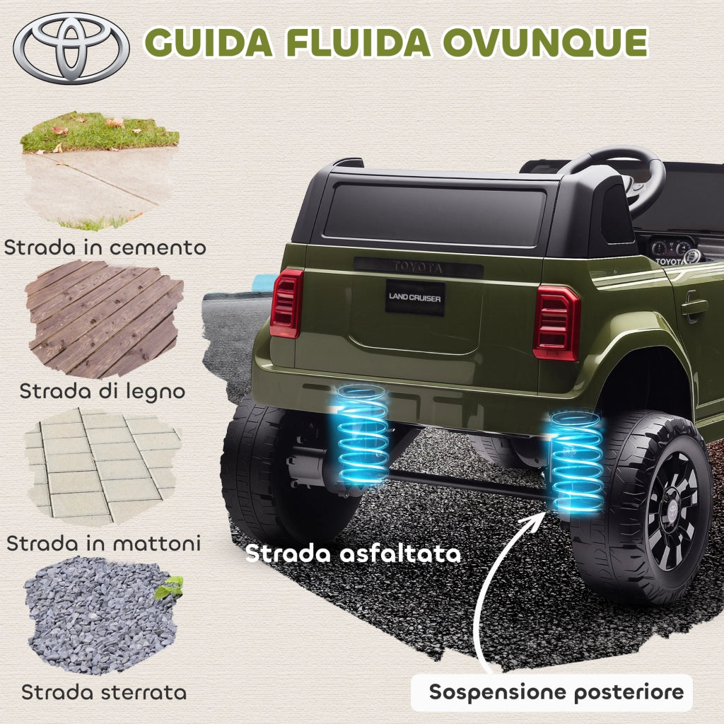 Auto Elettrica per Bambini ¨C Minimal ¨C Verde 12V