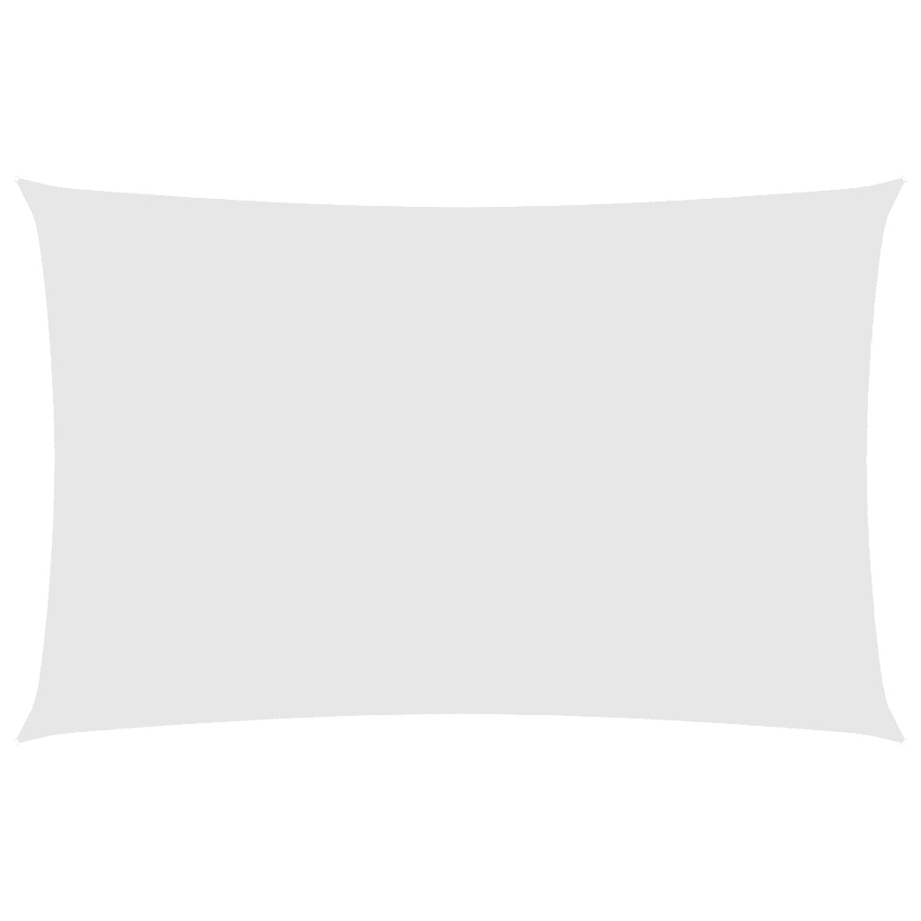 Parasole a vela | Telo Ombra | Vela da ombra Oxford Rettangolare 2,5x5 m Bianco