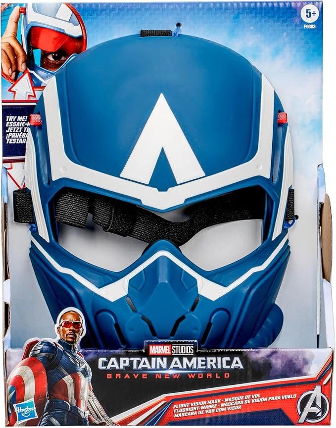 Marvel Studios- Captain America Brave New World, Maschera Flight Vision,Hasbro,Eta 5+
